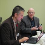 From left to right, Dr. Jorge Borneo and Dr. McIntyre Burnham, co-directors of the OBI Epilepsy Research Project