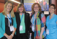 International Epilepsy Congress conference participants from Ontario are seen here. From left to right, Nicole Zwiers, Mary Secco, Melanie Jeffrey and Nikki Porter.