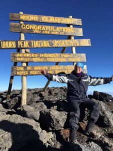 Rick McGraw is seen here atop Mount Kilimanjaro after completing a seven-day climb that raised $332,000 to help buy state-of-the-art brain surgery technology for Toronto's Hospital for Sick Children. 