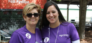 Left to right, Rita and Claudia, representing Epilepsy York Region, are seen here during  Taste of the Hill on Sept. 25.